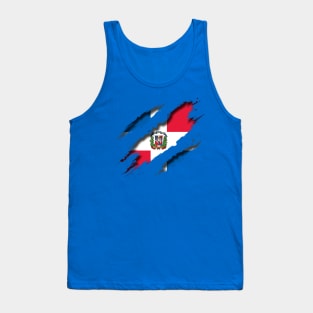 Dominican Republic Shredding Tank Top